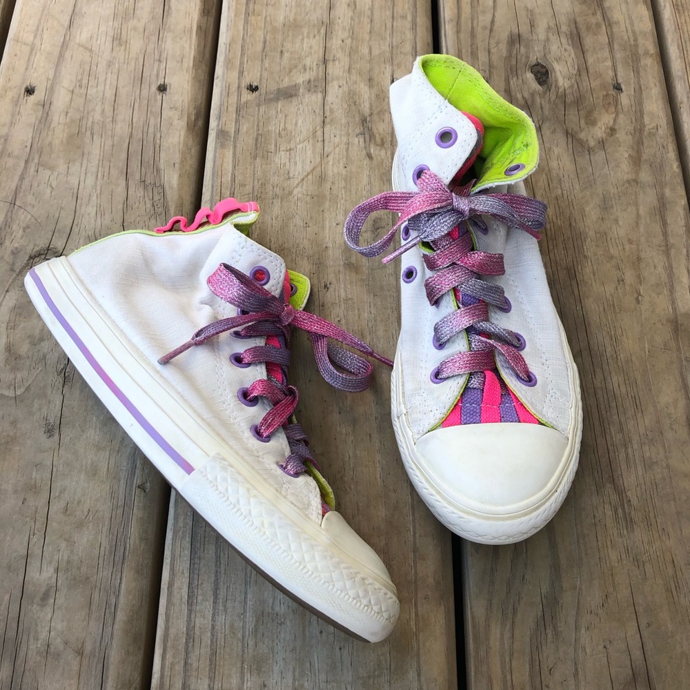 Converse Chuck Taylor “Loopholes” All Star Sneakers High-Top White